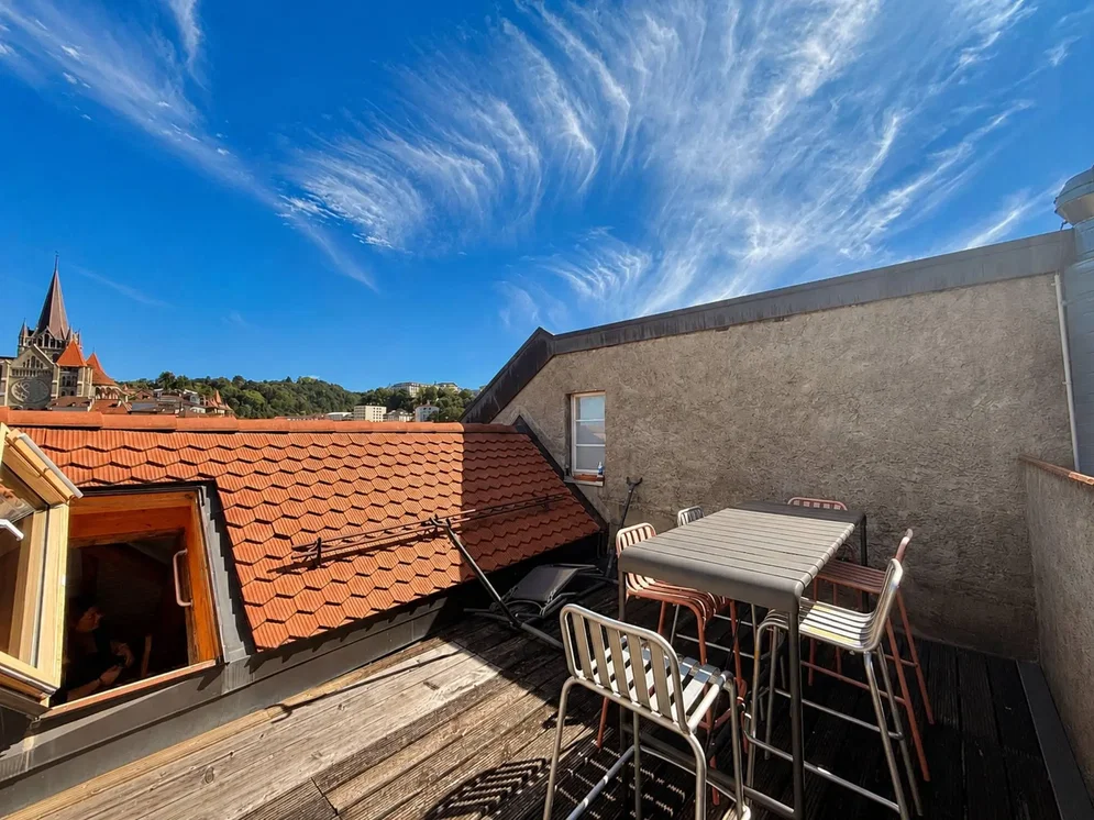 Terrasse; blick, tageslicht