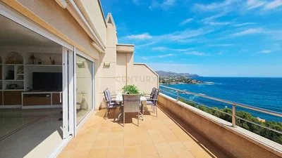 Terrasse; blick, fliesenboden, tageslicht