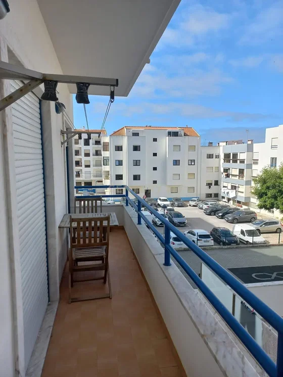 Balkon; blick, fliesenboden