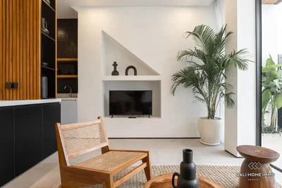 Wohnzimmer; moderner stil, tageslicht, holzboden