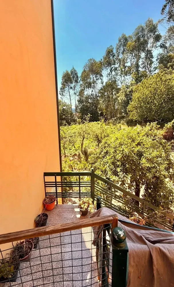 Balkon; výhled, přirozené světlo