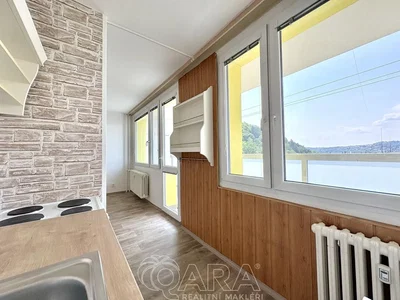 Küche; blick, tageslicht, holzboden