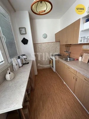 Kitchen; kitchen appliances, natural light, needs renovation