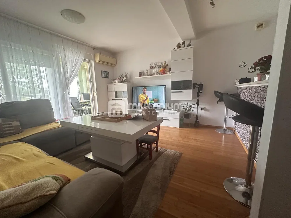 Living room; natural light, wood floor