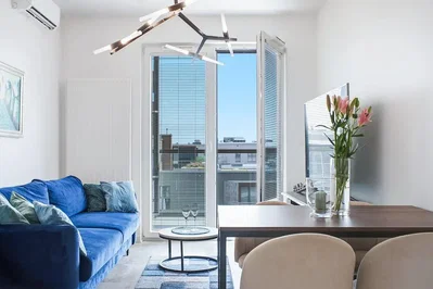 Wohnzimmer; blick, tageslicht, moderner stil