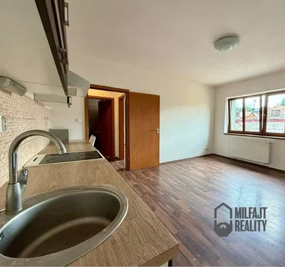 Kitchen; wood floor, natural light, tile floor