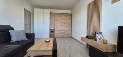 Salon; podłoga drewniana, światło dzienne, styl nowoczesny