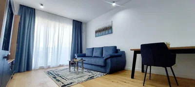 Living room; wood floor, natural light, modern style