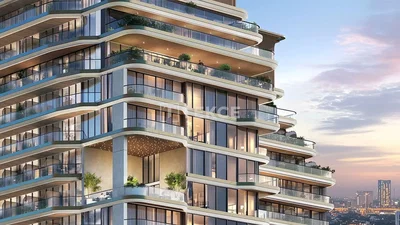 Maison et environs; vue