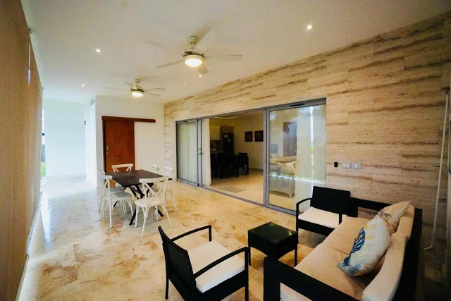 Terrace; wood floor, natural light, modern style