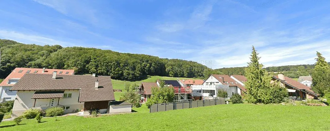 Haus und umgebung; blick, tageslicht