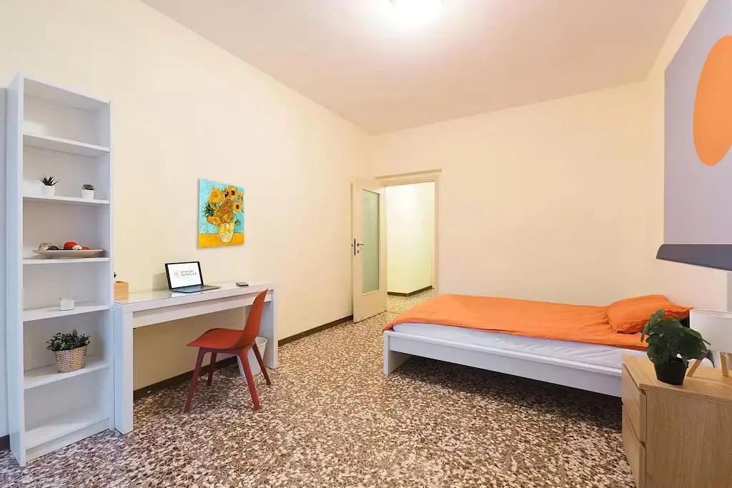 Bedroom; natural light, wood floor