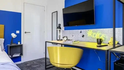 Schlafzimmer; tageslicht, moderner stil