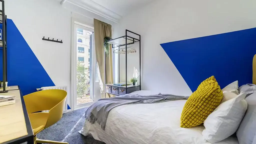 Schlafzimmer; tageslicht, moderner stil