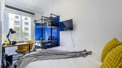 Schlafzimmer; tageslicht, moderner stil