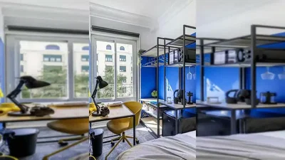 Schlafzimmer; tageslicht, holzboden