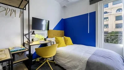 Schlafzimmer; tageslicht, moderner stil