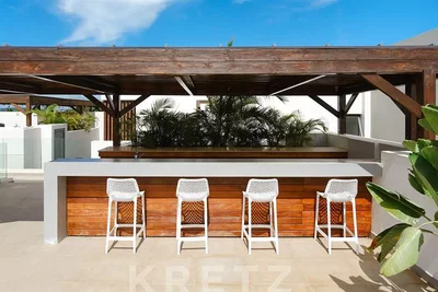 Terrasse; tageslicht, holzbalken