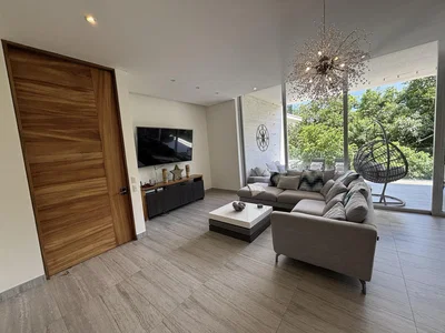 Salon; lumière naturelle, style moderne, parquet