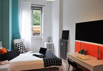Schlafzimmer; tageslicht, moderner stil