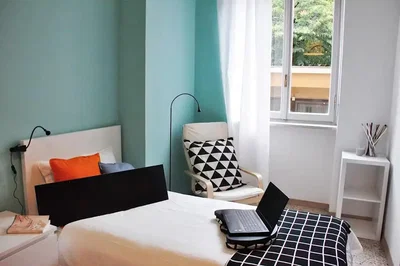 Schlafzimmer; tageslicht, moderner stil