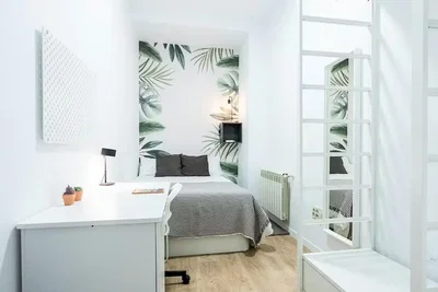 Yatak odası; doğal ışık, modern stil