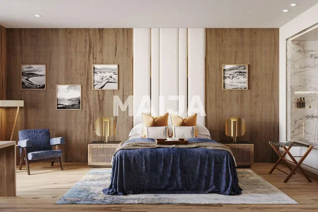 Yatak odası; modern stil, ahşap zemin, doğal ışık, tadilatlı