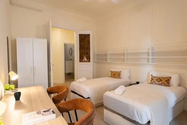 Bedroom; natural light, modern style