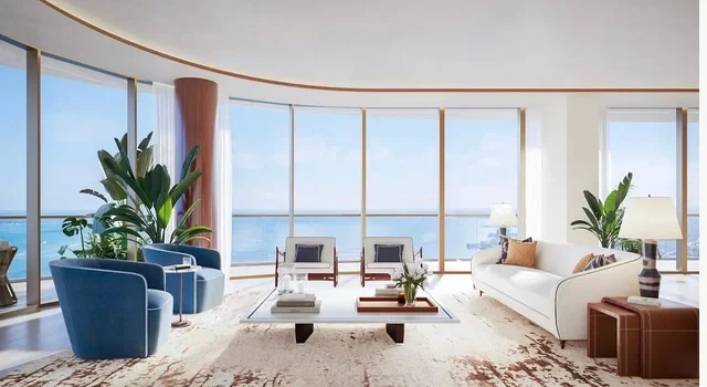 Living room; view, natural light, modern style