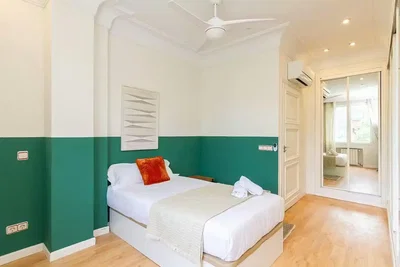Bedroom; natural light, wood floor