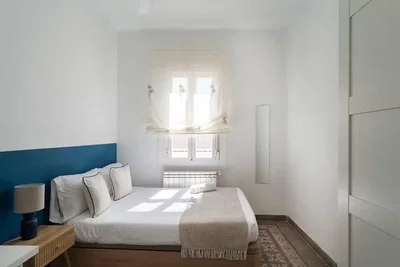 Bedroom; natural light, wood floor