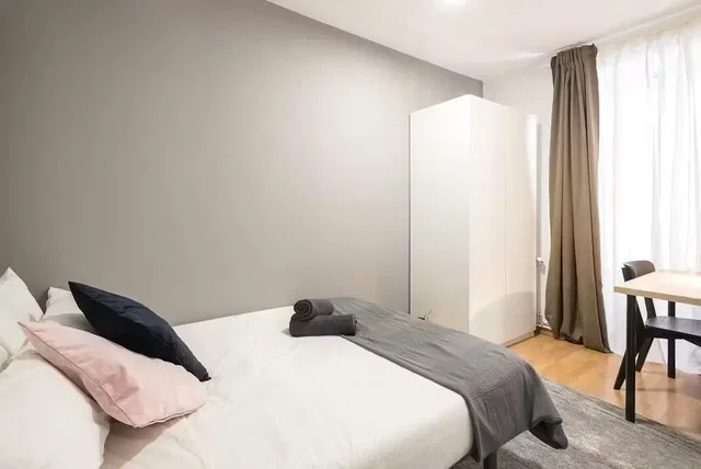 Bedroom; natural light, wood floor
