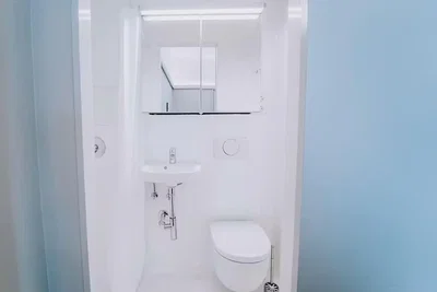 Toilet; natural light