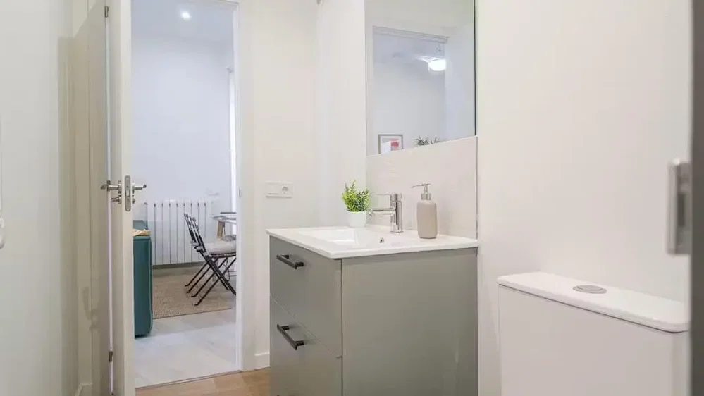 Toilette; luce naturale, ristrutturato
