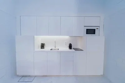 Kitchen; kitchen appliances, renovated, natural light