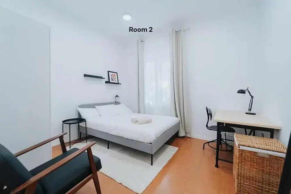 Quarto; luz natural, estilo moderno
