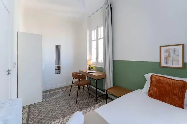 Dormitorio; luz natural, estilo moderno