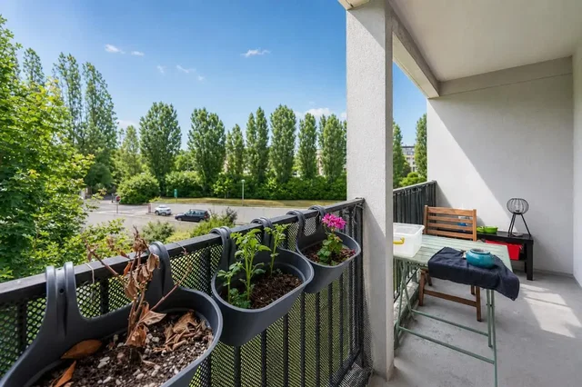 Balkon; tageslicht, blick