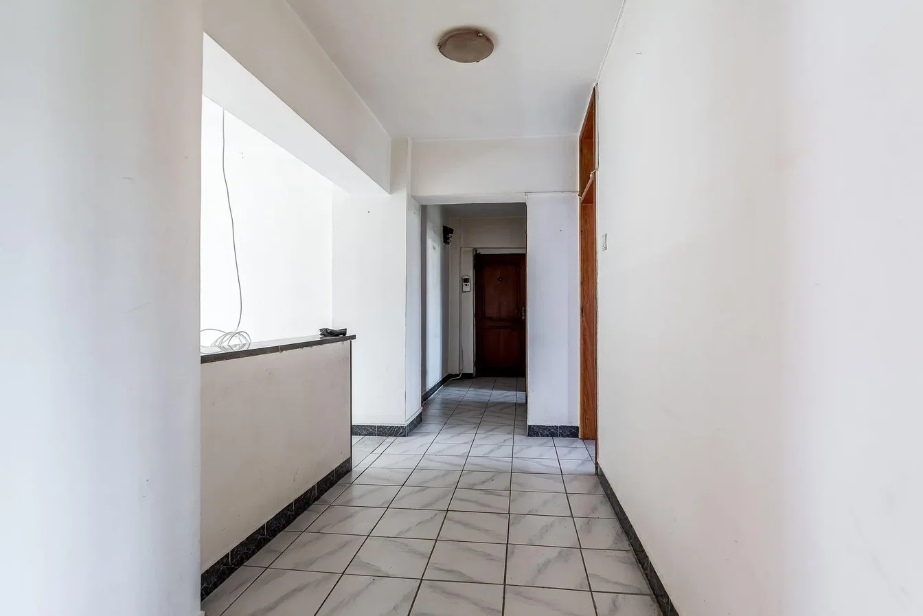 Living room; tile floor, natural light