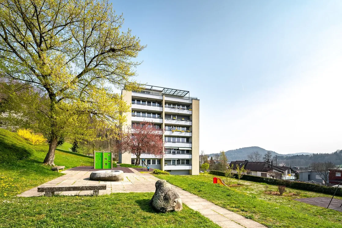 Haus und umgebung; blick, tageslicht
