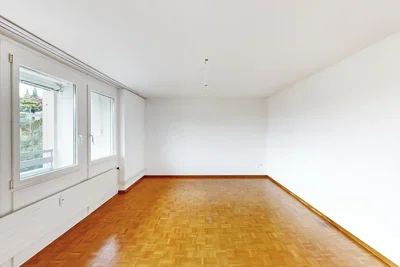 Wohnzimmer; holzboden, tageslicht