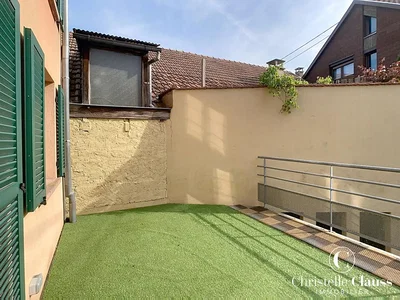 Terrasse; tageslicht, holzbalken