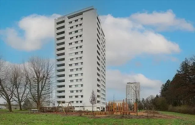 Haus und umgebung; blick, tageslicht