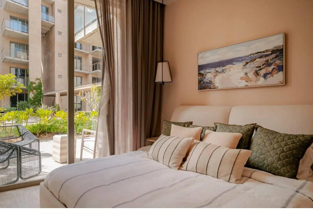 Schlafzimmer; blick, tageslicht