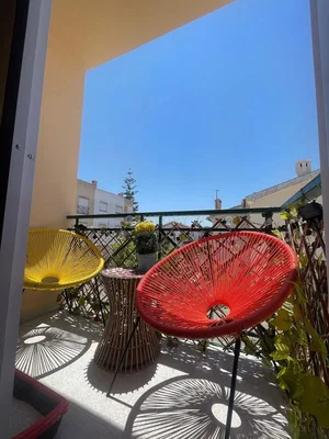 Balcony; view, natural light