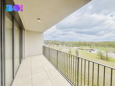 Balcony; view, tile floor, natural light