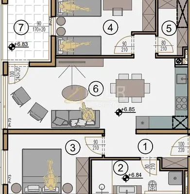 Wohnzimmer