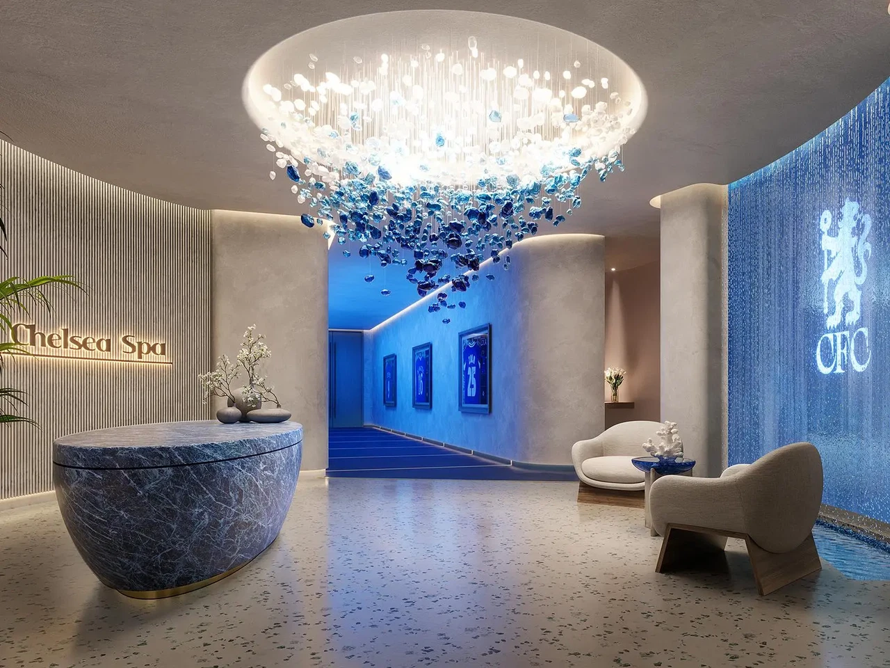 SERENITY SPA: Indulge in a spa sanctuary where cascading rainwater and aqua therapies restore balance to mind, body, and soul.