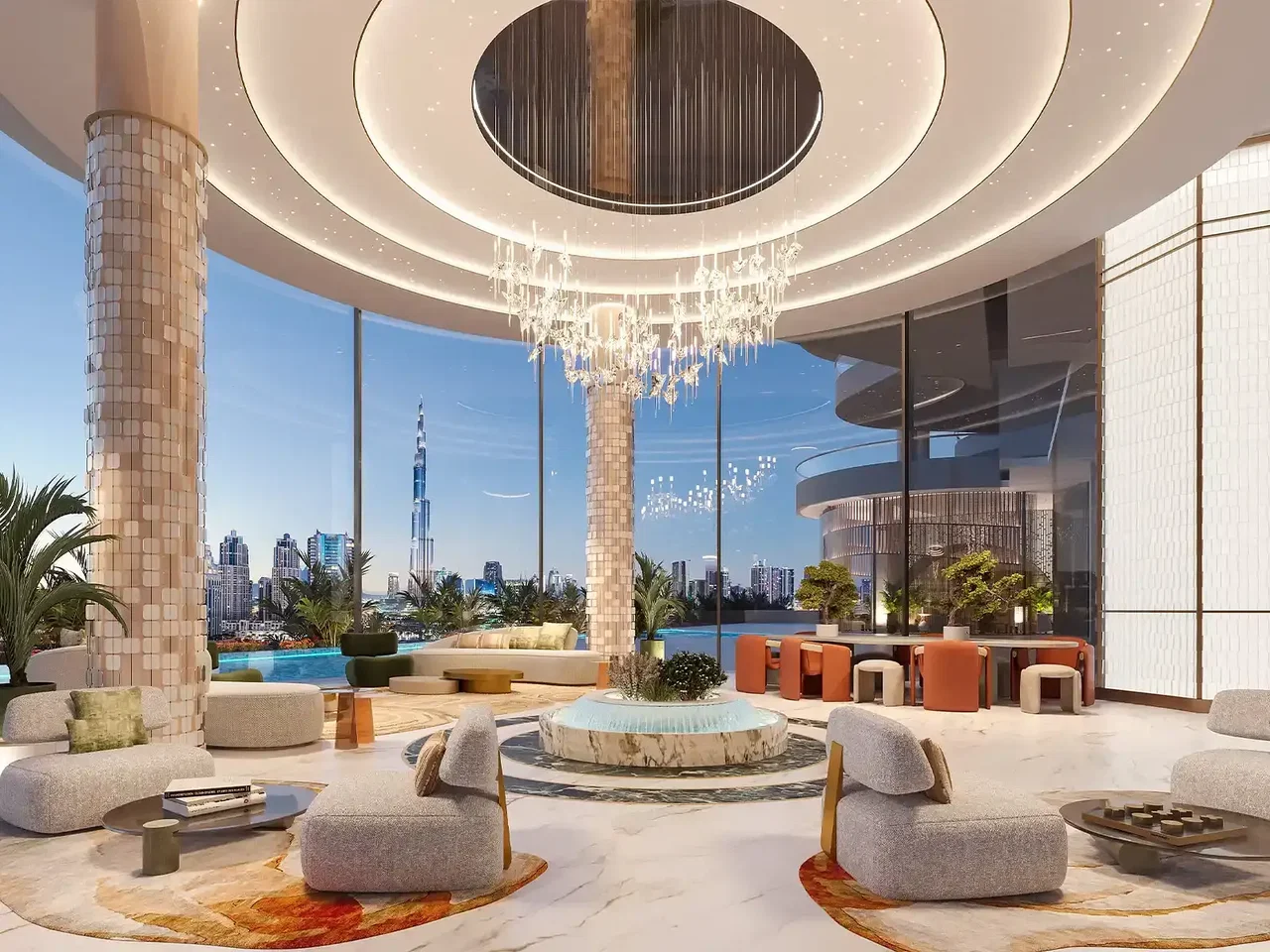 CLUBHOUSE: Meet, mingle, and relax in our luxurious clubhouse, designed as a stylish hub for social gatherings and exclusive events.