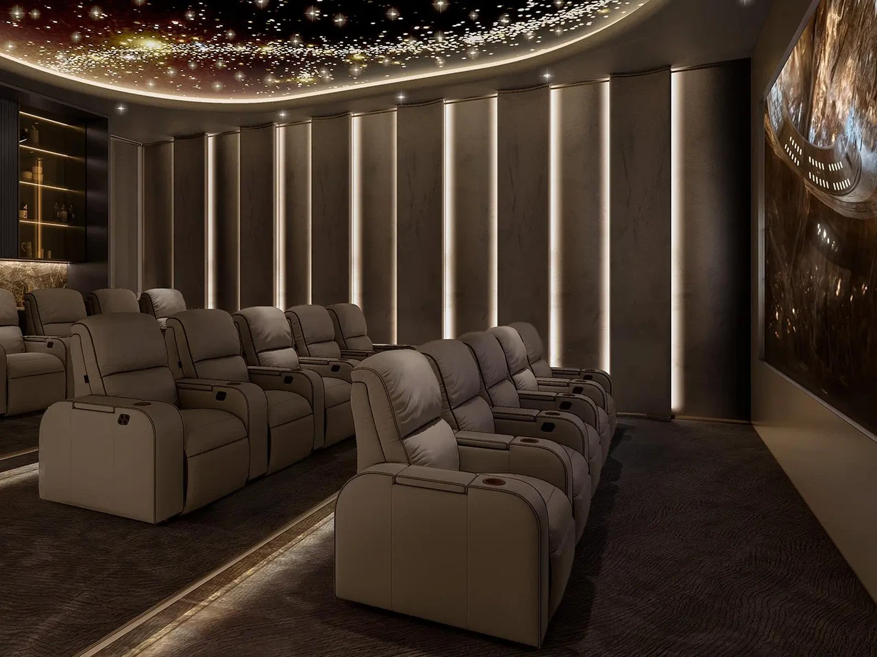 ECLIPSE THEATRE: Enjoy exclusive screenings and live performances under a ceiling that mimics the awe of solar and lunar eclipses.